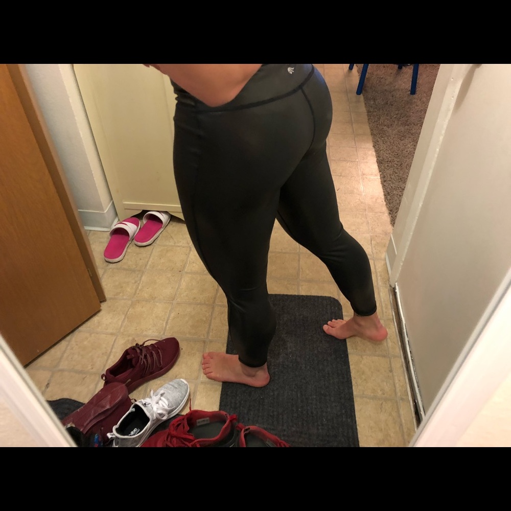 Leather leggings